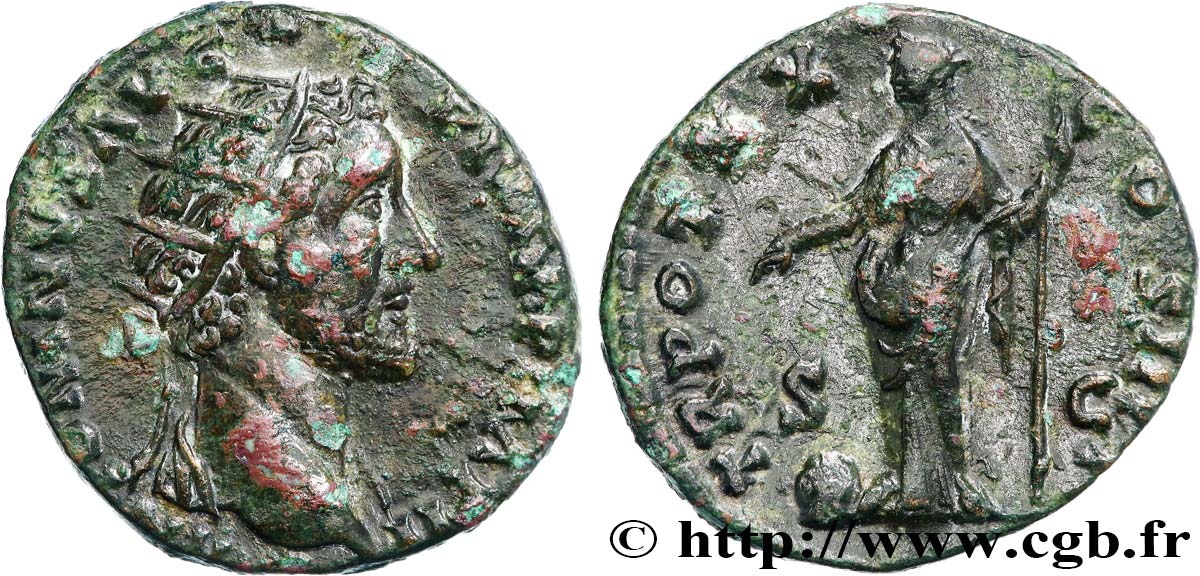 ANTONINUS PIUS Dupondius AU/XF