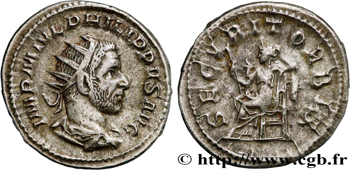 PHILIPPE Ier L ARABE Antoninien TTB+