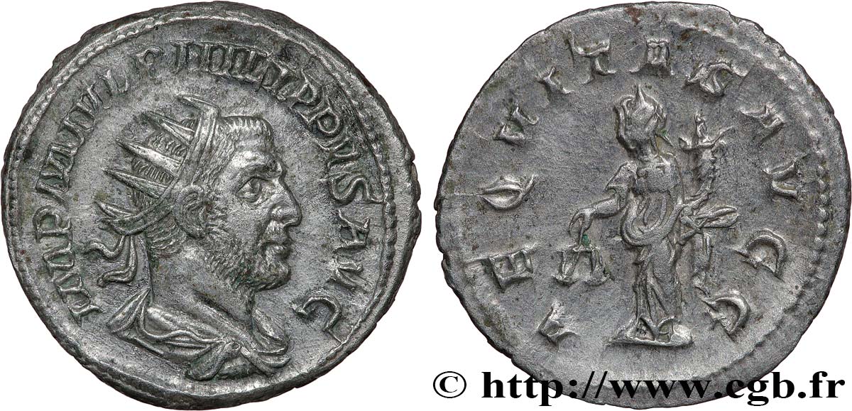 Monnaie Romaine Antoninien - Philippe Ier L'Arabe - 247 Ap. J.-C. - Billon - RIC.28c