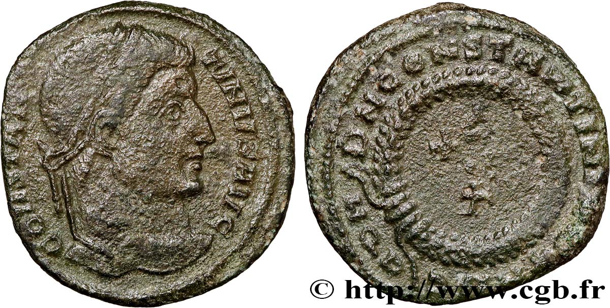 CONSTANTINUS I DER GROßE Centenionalis ou nummus SS
