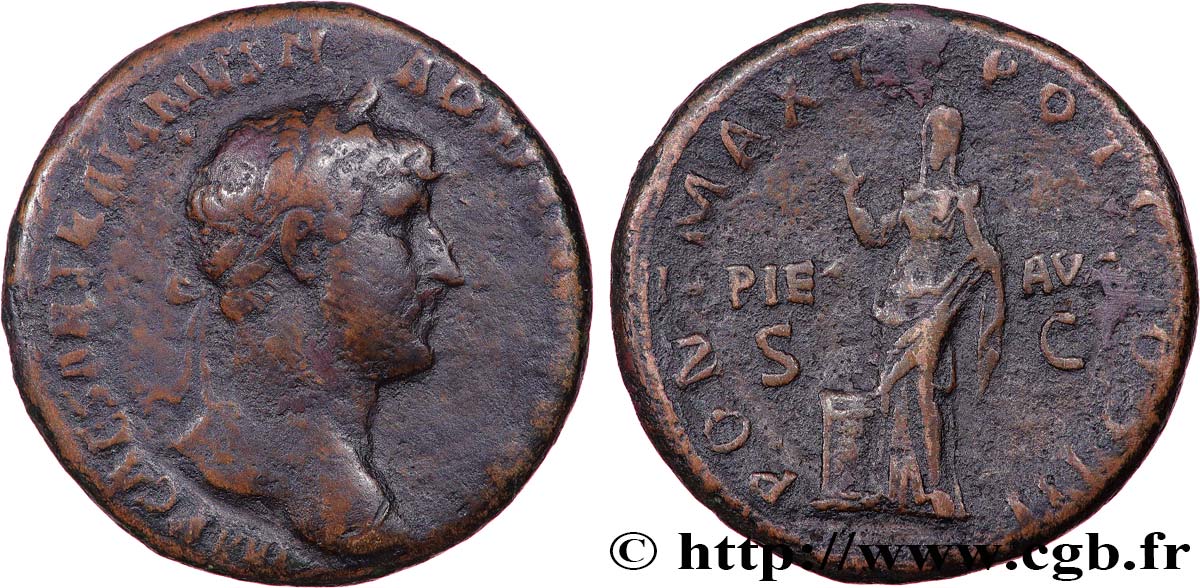 HADRIANUS As fSS/SS