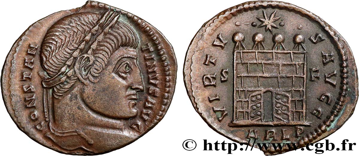 CONSTANTINO I EL MAGNO Centenionalis ou nummus EBC/MBC+