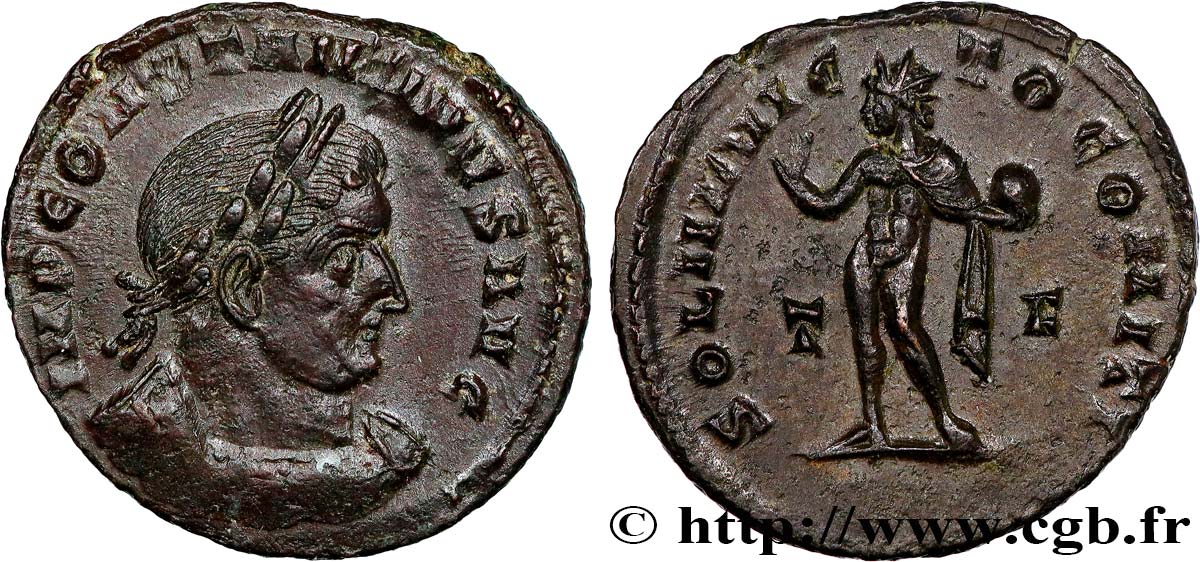 CONSTANTINUS I DER GROßE Follis ou nummus fST