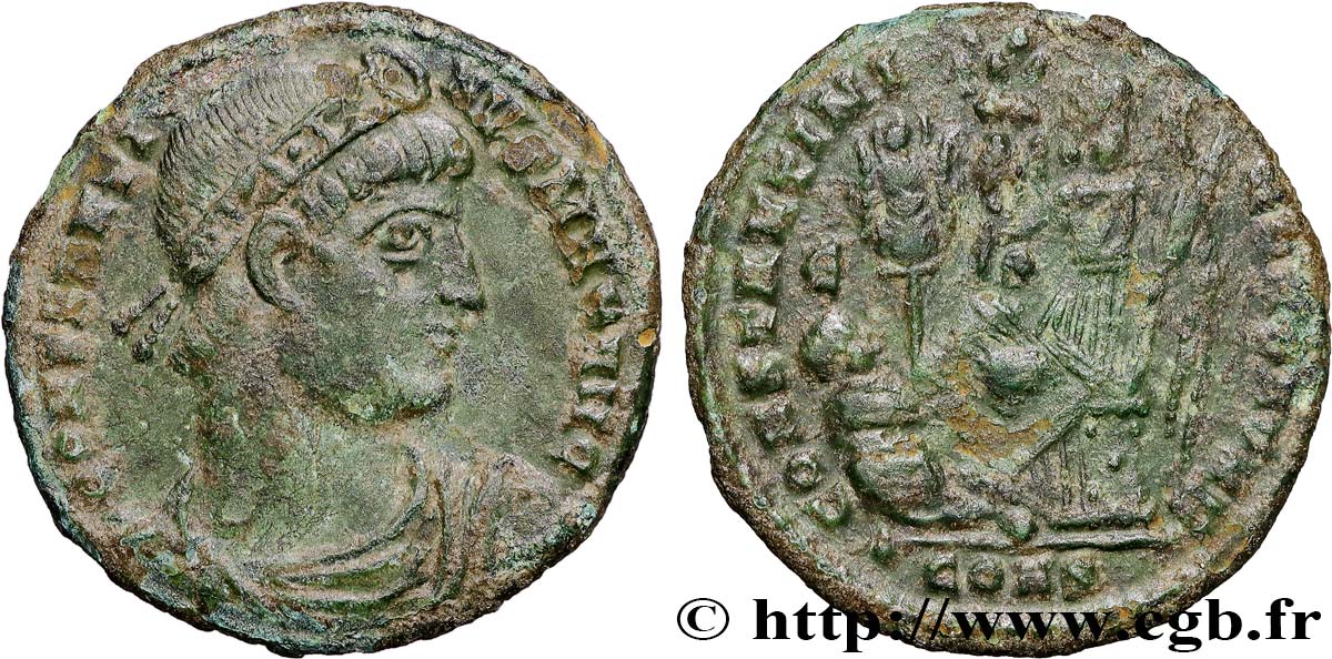 CONSTANTINE I THE GREAT Centenionalis ou nummus AU