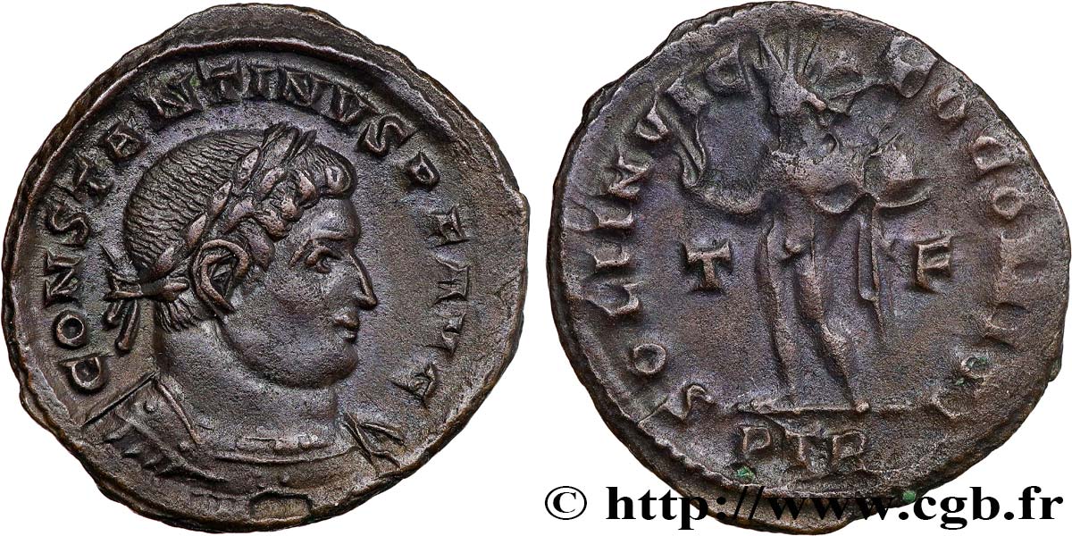 CONSTANTINE I THE GREAT Follis ou nummus AU/XF