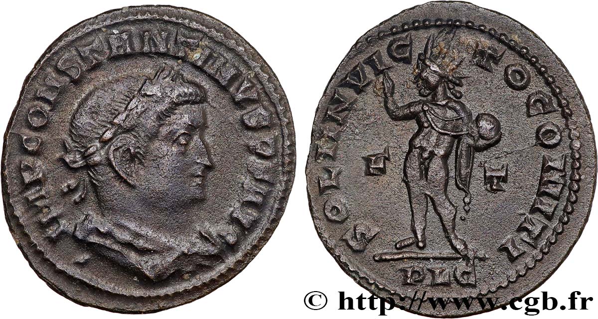 CONSTANTINO I EL MAGNO Follis ou nummus EBC