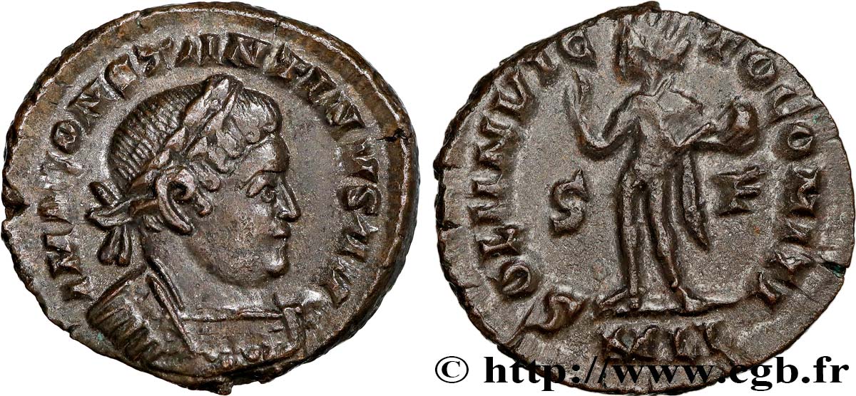 CONSTANTINE I THE GREAT Follis ou nummus AU/XF