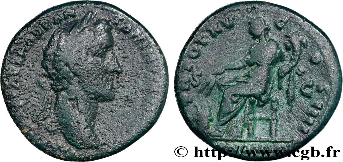 ANTONINUS PIUS Sesterce VF