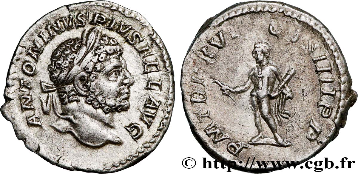 CARACALLA Denier AU/XF