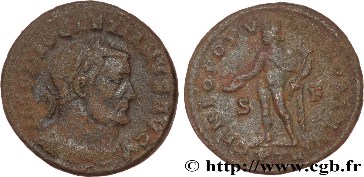 DIOCLETIAN Follis ou nummus VF/XF