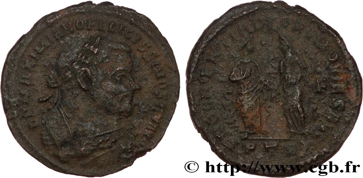 MAXIMIEN HERCULE Follis ou nummus TB+