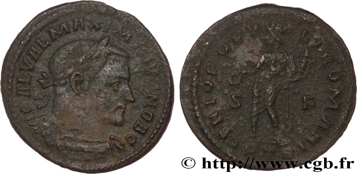 GALÈRE Follis ou nummus TB+