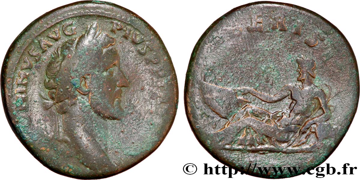 ANTONINUS PIUS Sesterce VF/XF