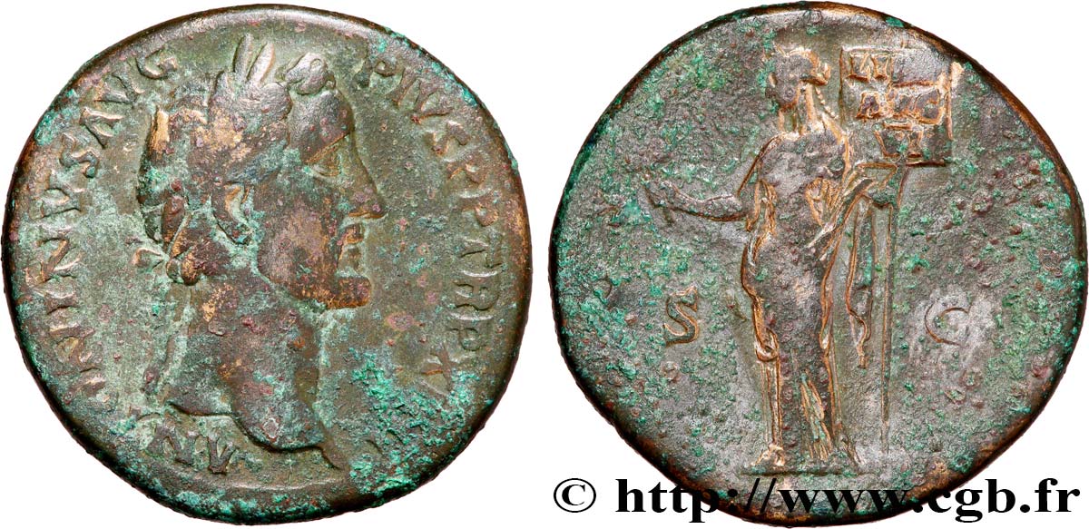 ANTONINUS PIUS Sesterce SS/fSS