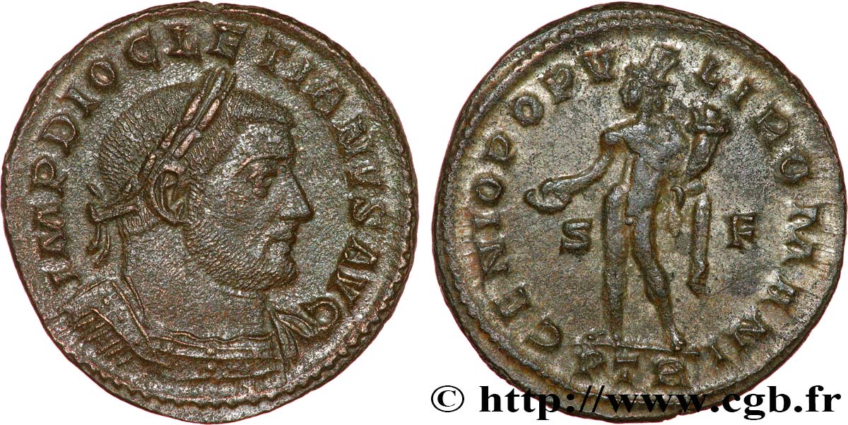DIOCLÉTIEN Follis ou nummus TTB+