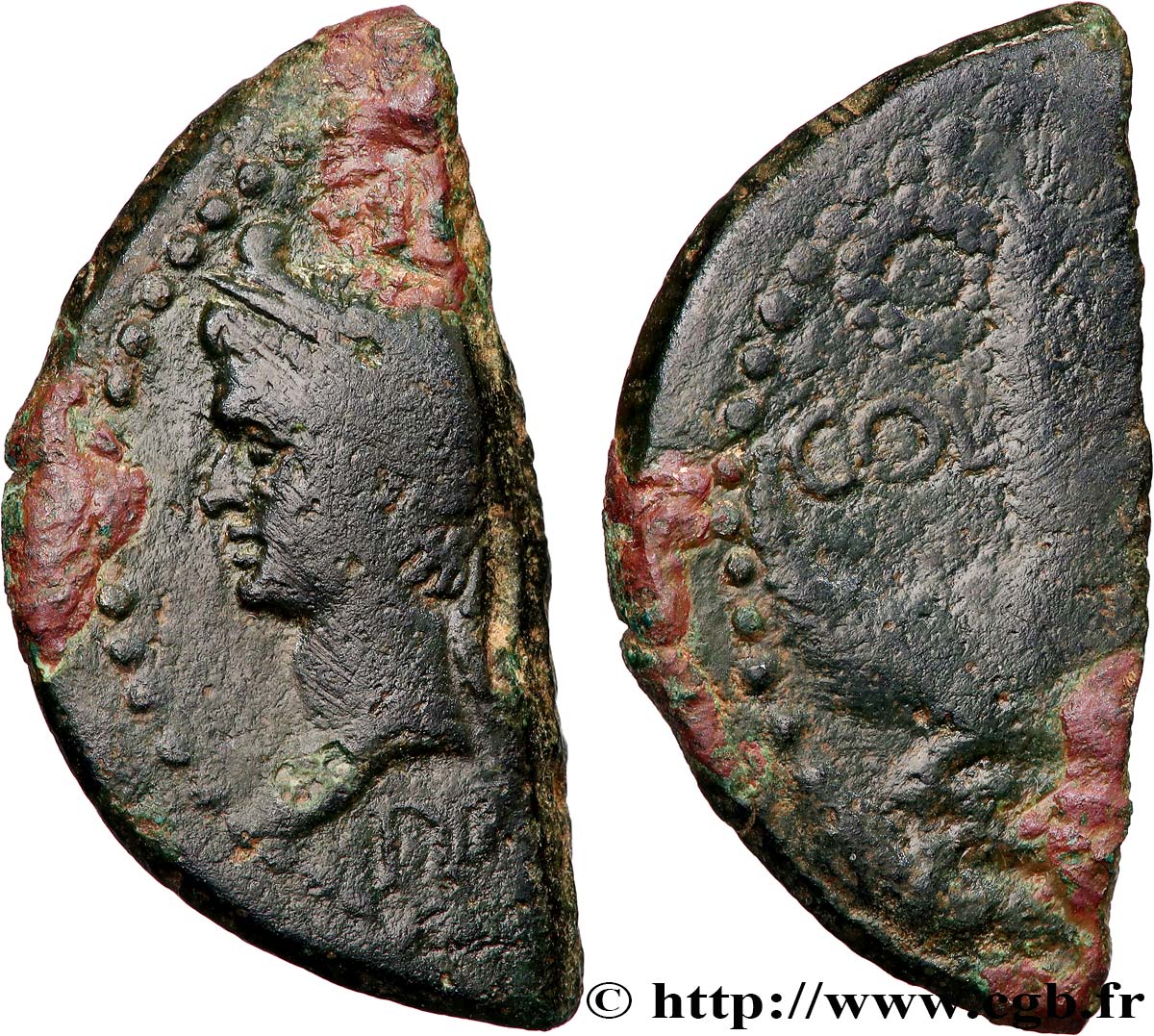 AUGUSTE et AGRIPPA Dupondius TTB