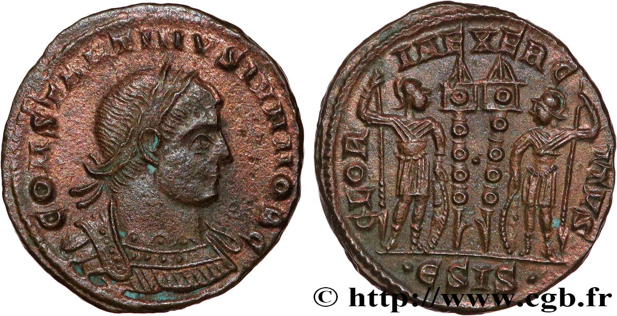 COSTANTINO II Centenionalis ou nummus SPL/MS