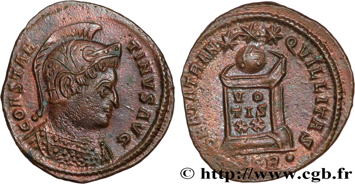 CONSTANTINE I THE GREAT Centenionalis ou nummus AU