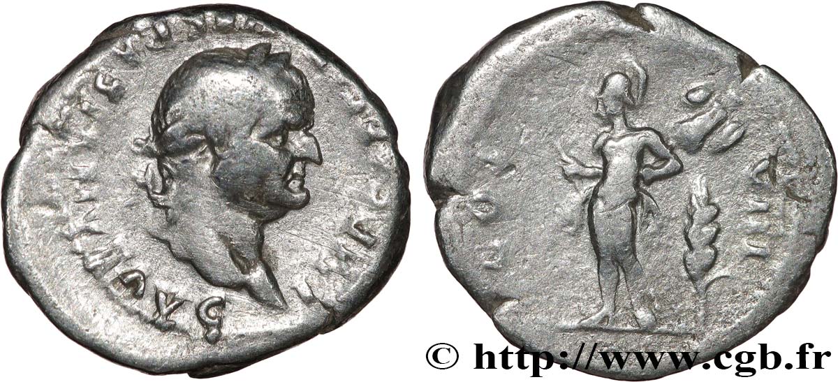 VESPASIAN Denier XF