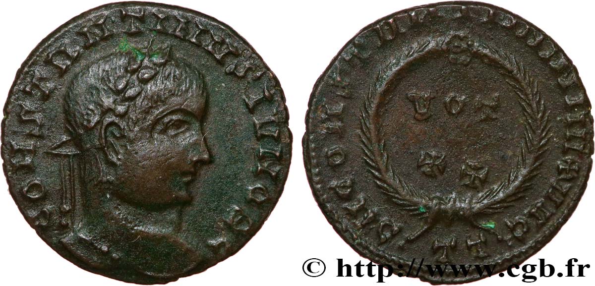 CONSTANTINE II Centenionalis ou nummus AU