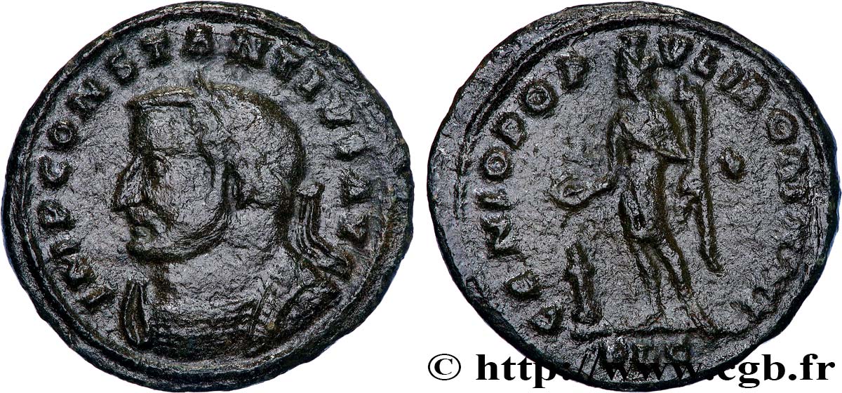 CONSTANTIUS I Follis ou nummus XF