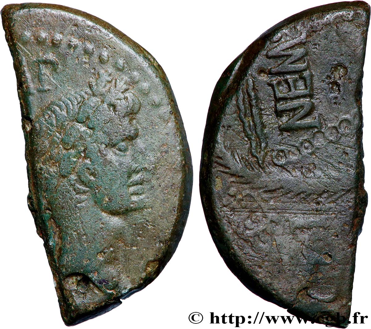 AUGUSTE et AGRIPPA Dupondius BB