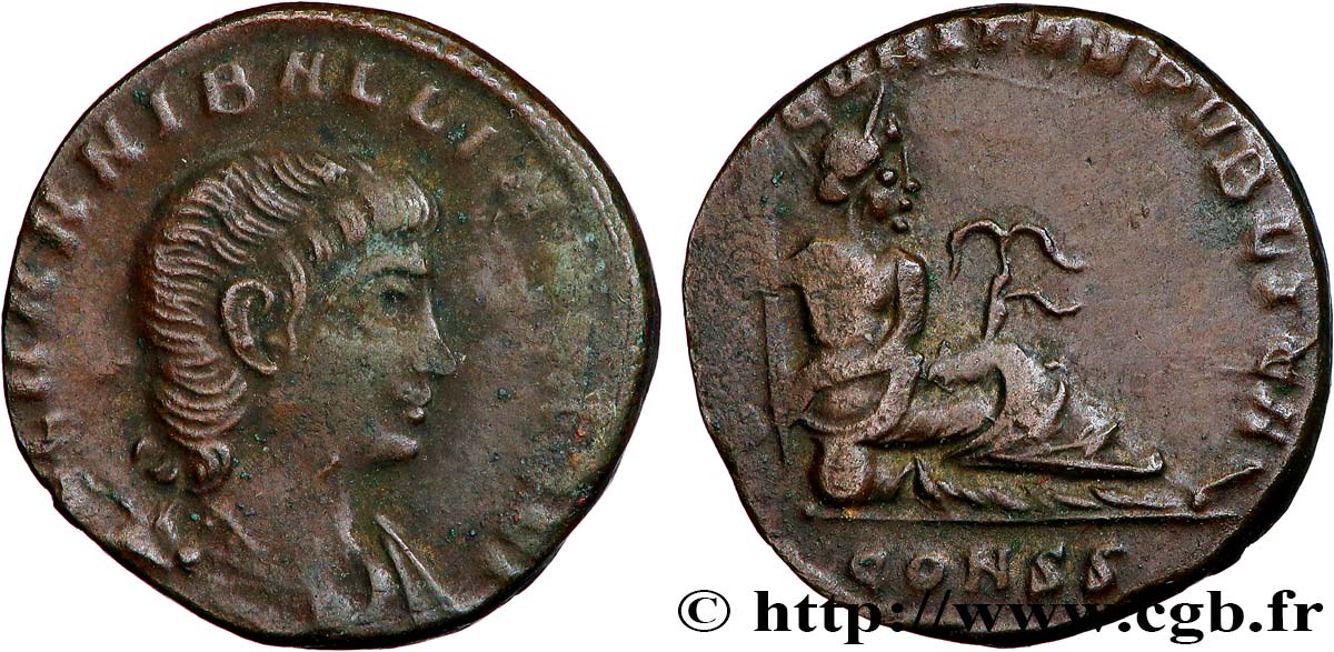 HANNIBALIANIUS Centenionalis ou nummus XF