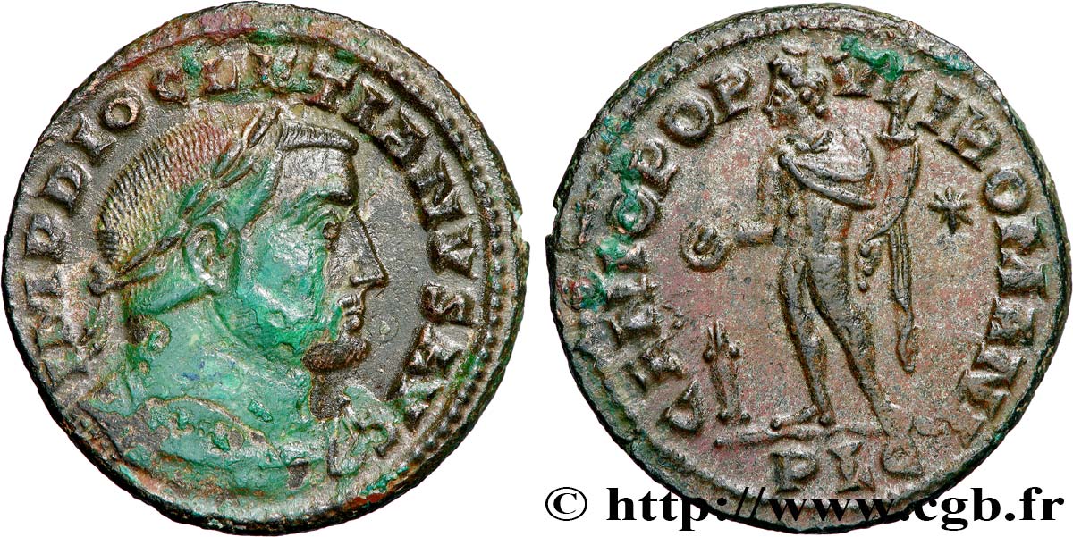 DIOCLETIAN Follis ou nummus AU