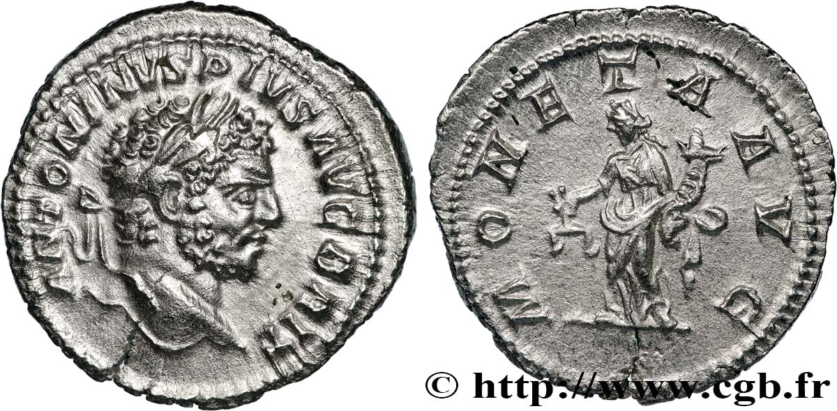 CARACALLA Denier AU