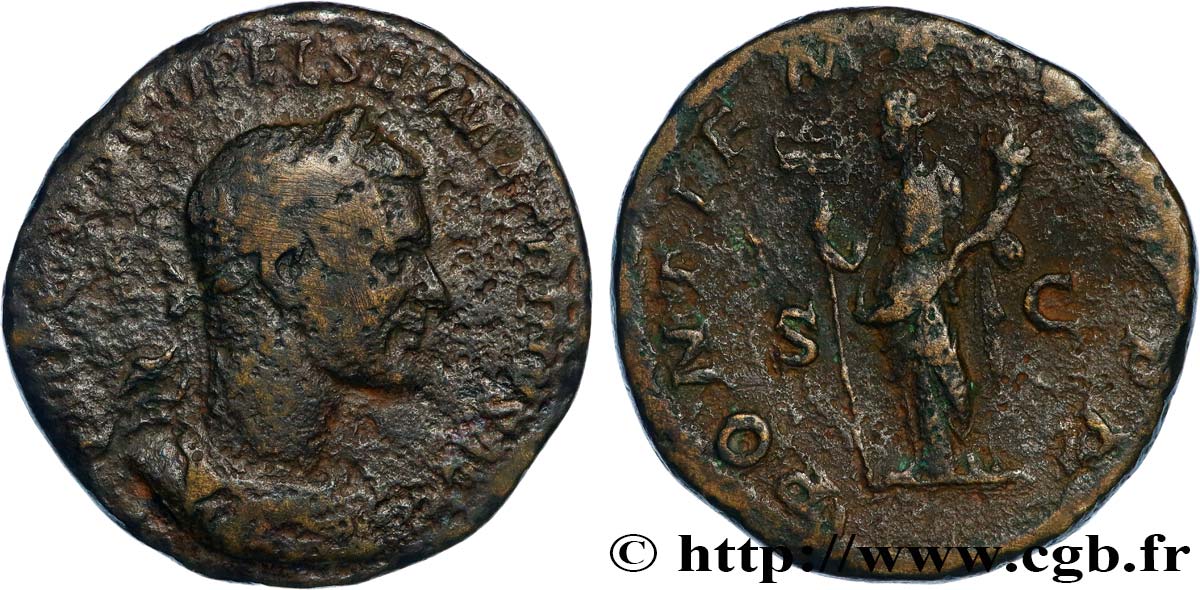 MACRINUS Sesterce VF