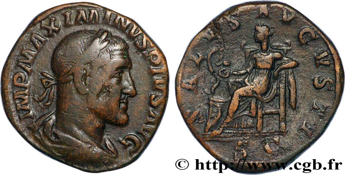 MAXIMINUS I Sesterce XF
