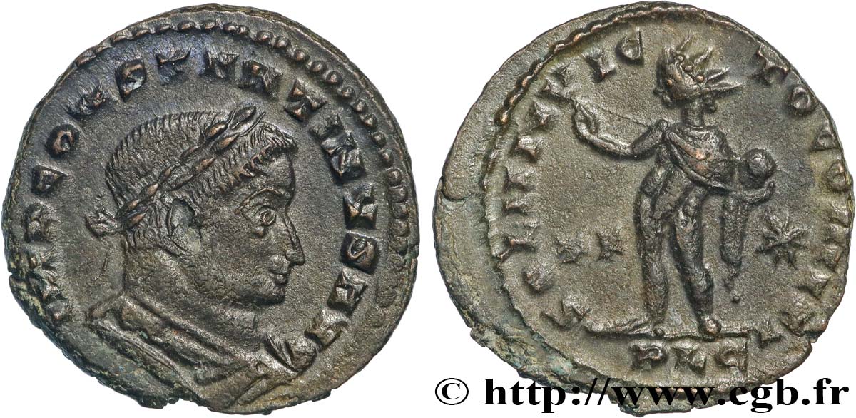 CONSTANTINE I THE GREAT Follis ou nummus AU/AU