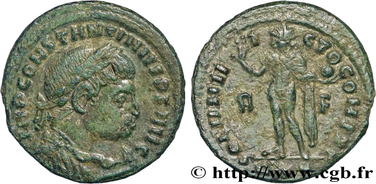 COSTANTINO I IL GRANDE Follis ou nummus SPL/q.SPL