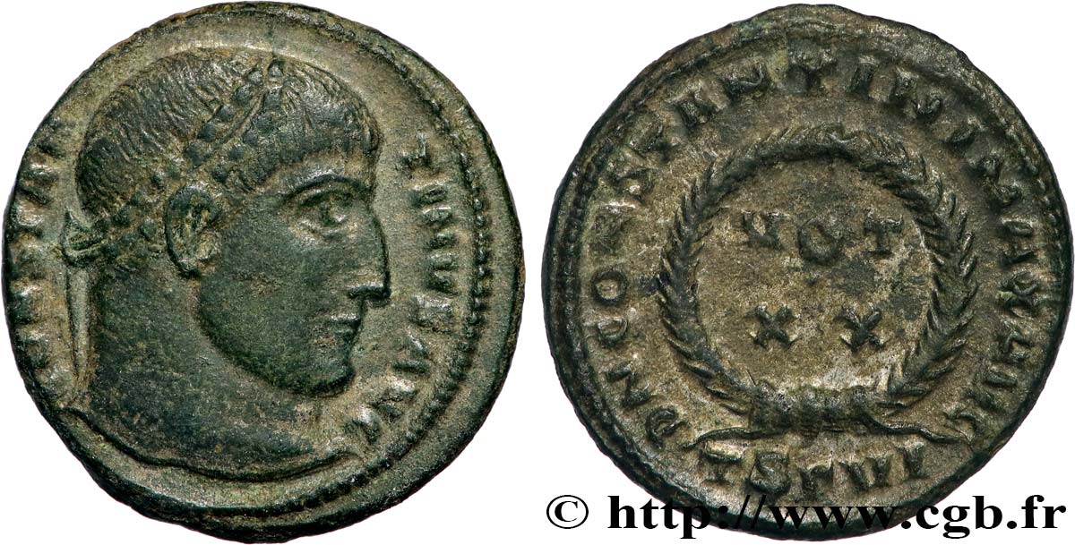 CONSTANTINE I THE GREAT Centenionalis ou nummus AU