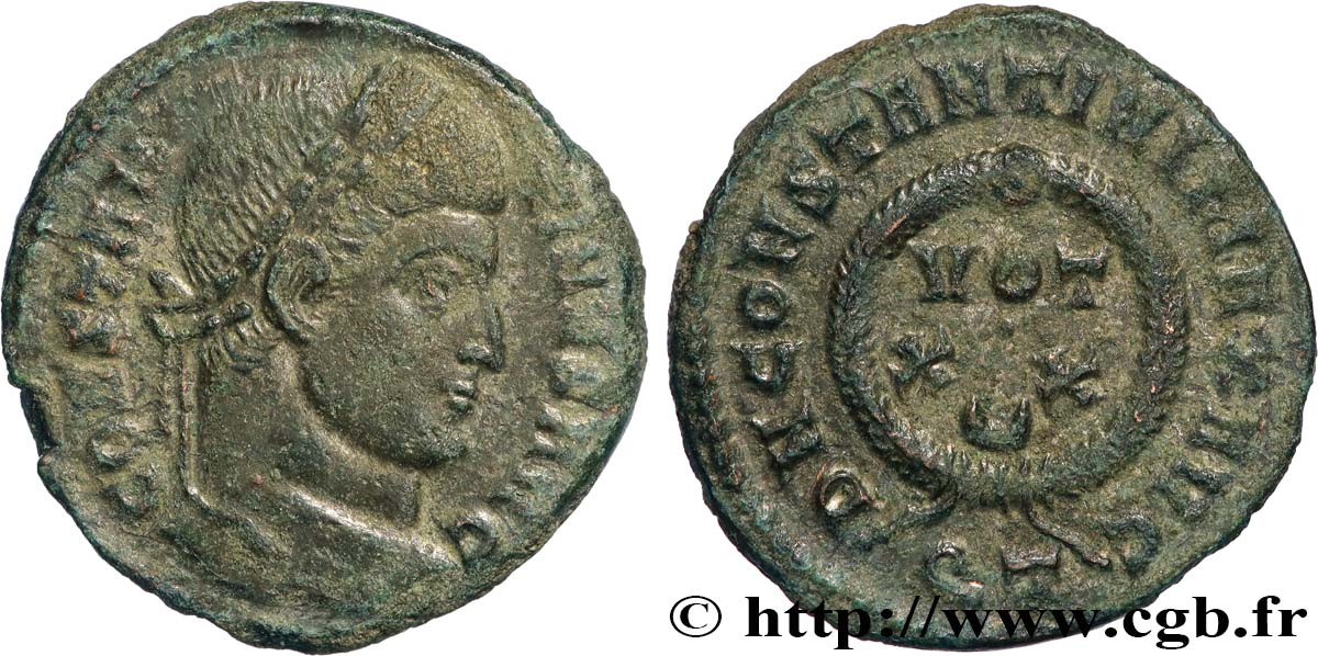 CONSTANTINUS I DER GROßE Centenionalis ou nummus fVZ
