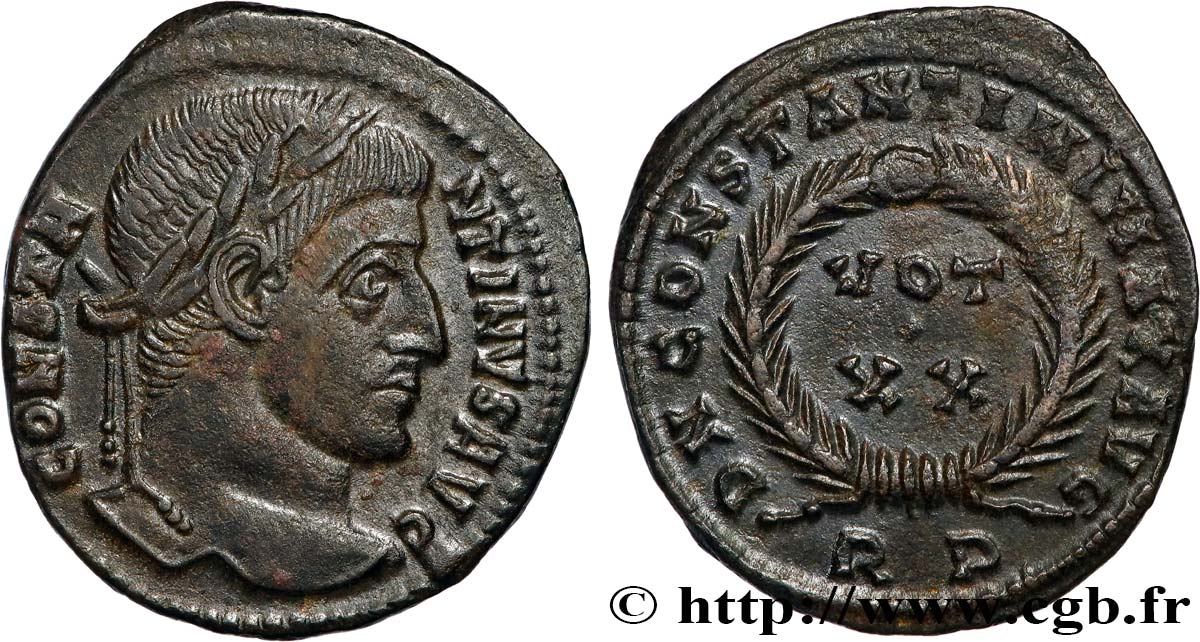 CONSTANTINO I EL MAGNO Centenionalis ou nummus EBC