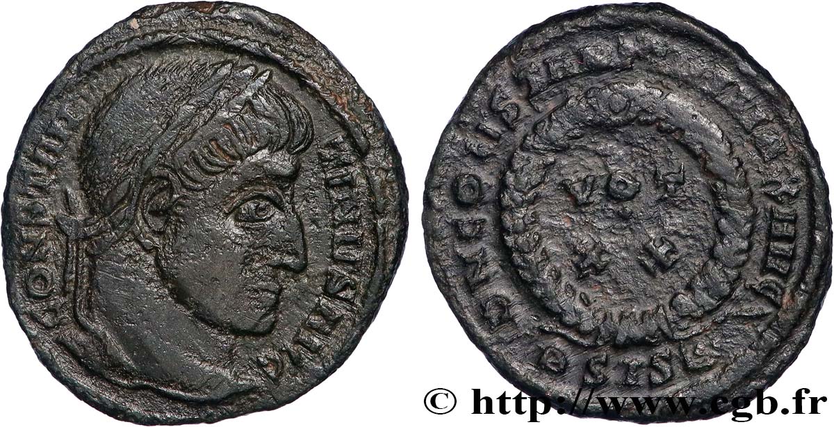 CONSTANTINE I THE GREAT Centenionalis ou nummus AU/XF