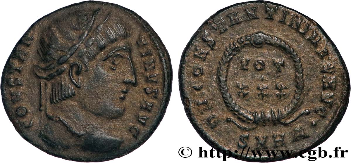 CONSTANTINE I THE GREAT Centenionalis ou nummus AU