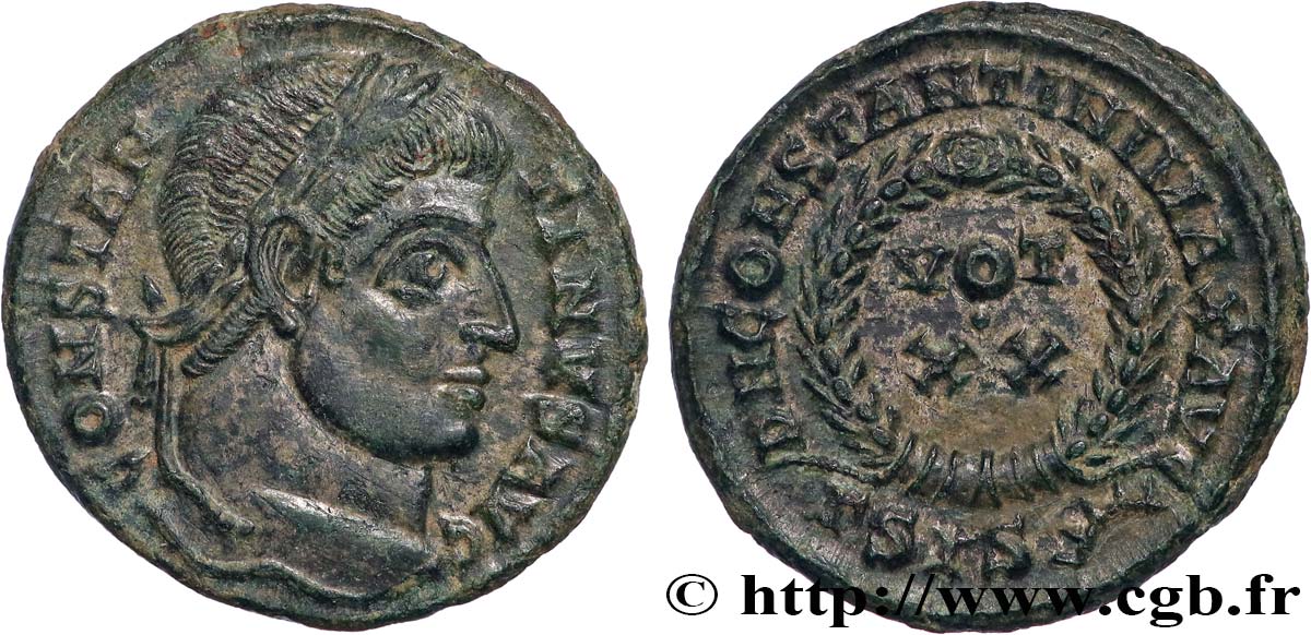 CONSTANTINE I THE GREAT Centenionalis ou nummus AU