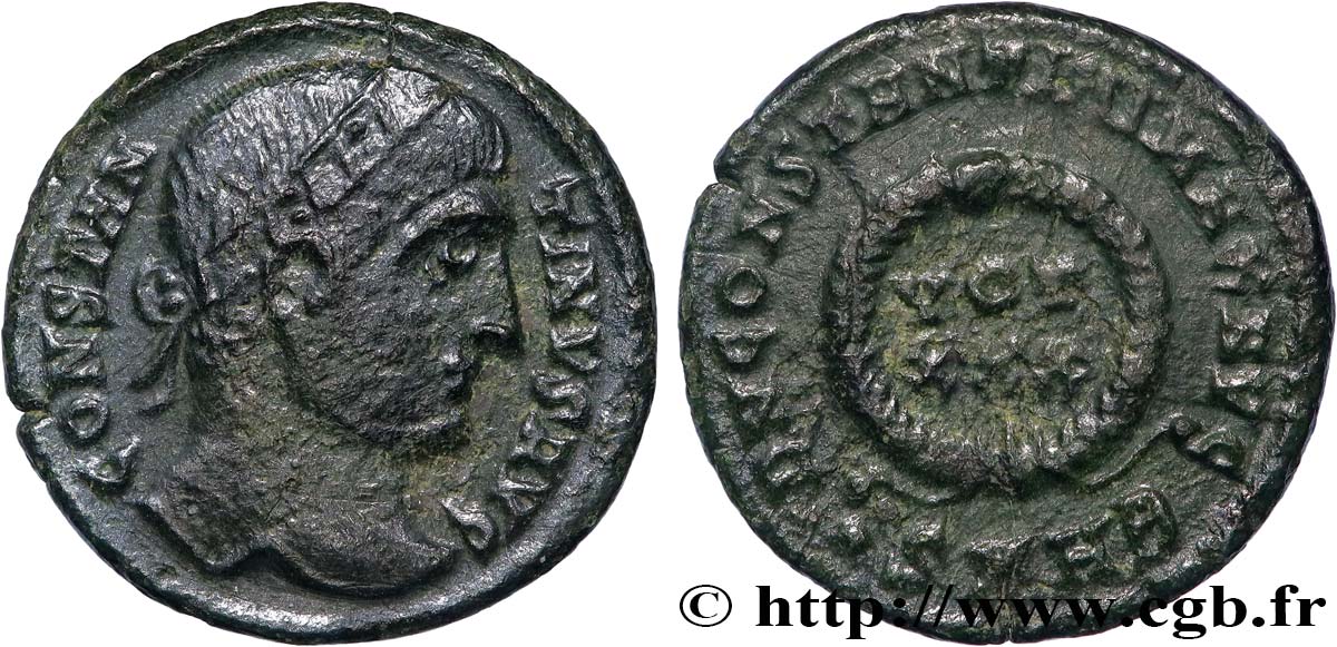 CONSTANTINE I THE GREAT Centenionalis ou nummus XF