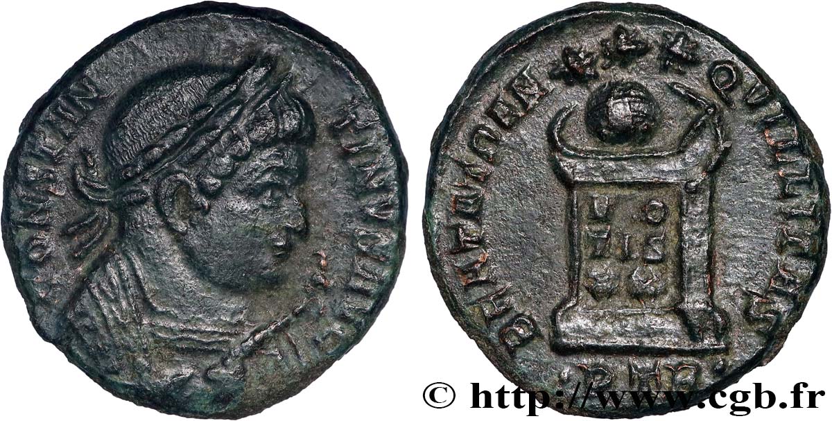 CONSTANTIN Ier LE GRAND Centenionalis ou nummus SUP