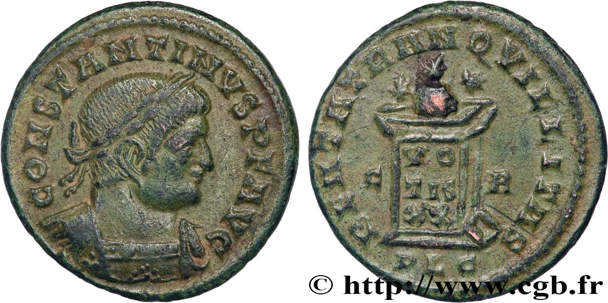 CONSTANTINE I THE GREAT Centenionalis ou nummus AU