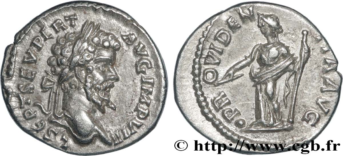 SEPTIMIUS SEVERUS Denier MS/AU