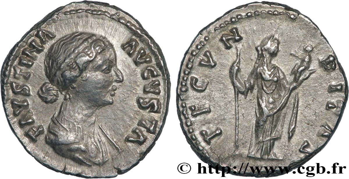 FAUSTINA DAUGHTER Denier MS