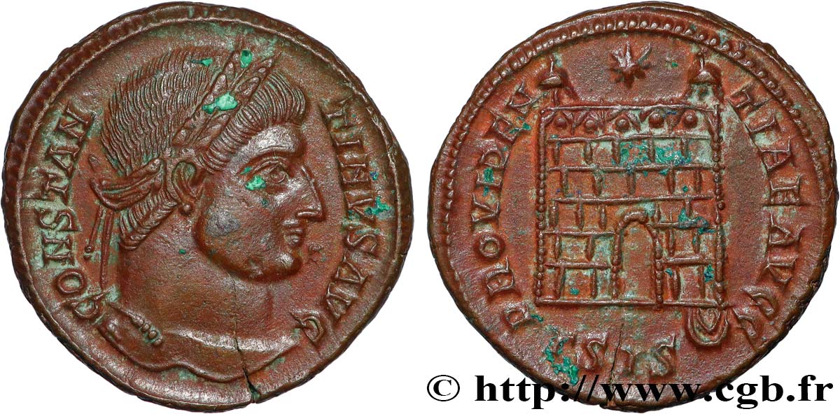 CONSTANTINE I THE GREAT Centenionalis ou nummus AU/AU