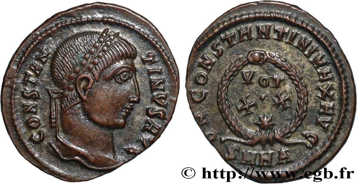 CONSTANTIN Ier LE GRAND Centenionalis ou nummus SUP