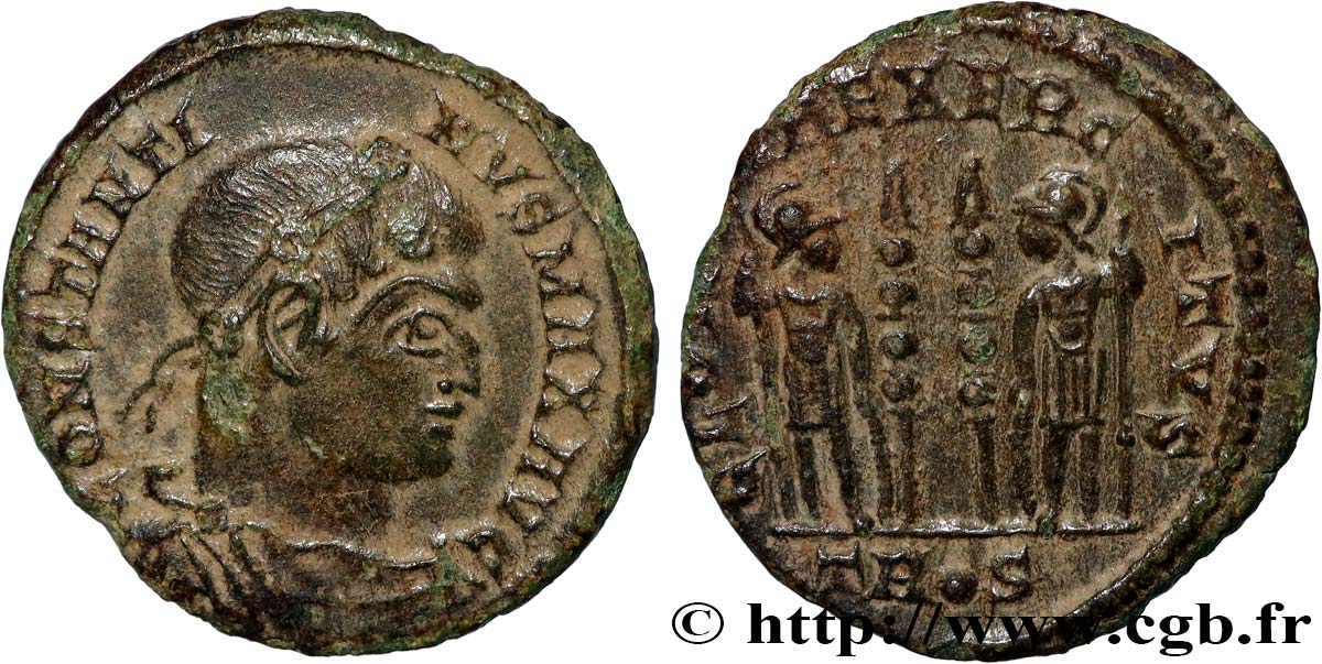 CONSTANTINE I THE GREAT Centenionalis ou nummus AU