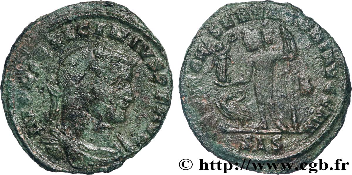 LICINIO I PADRE Follis ou nummus BC+/MBC