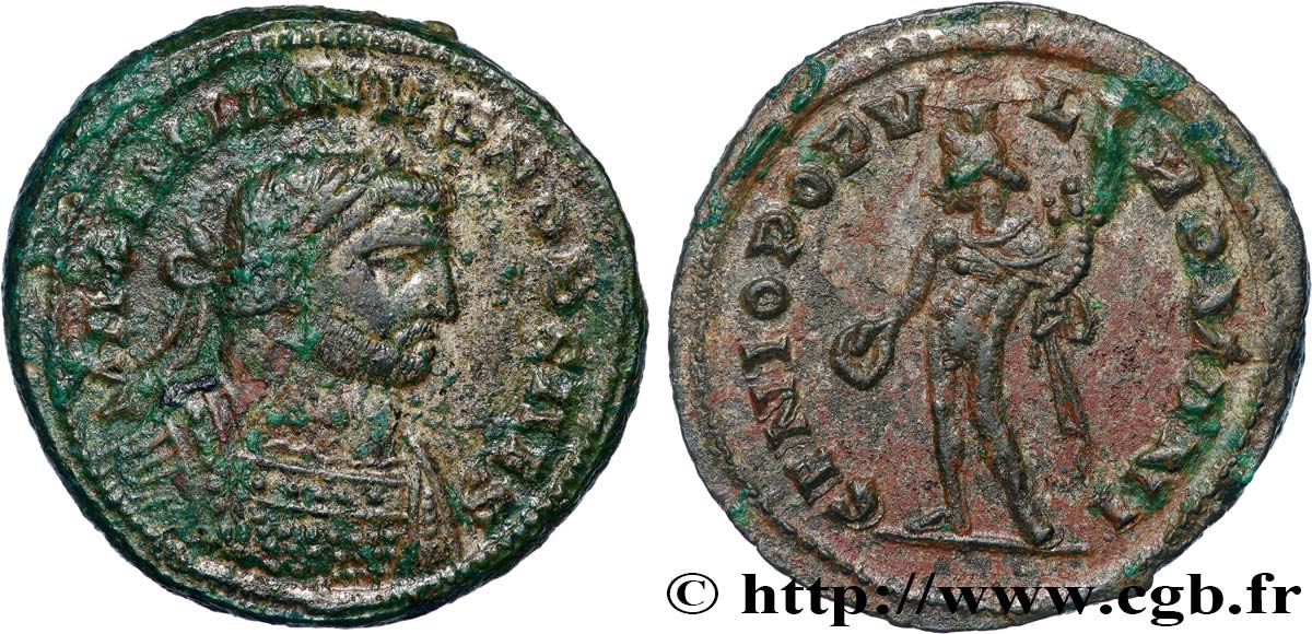 GALERIUS Follis ou nummus AU