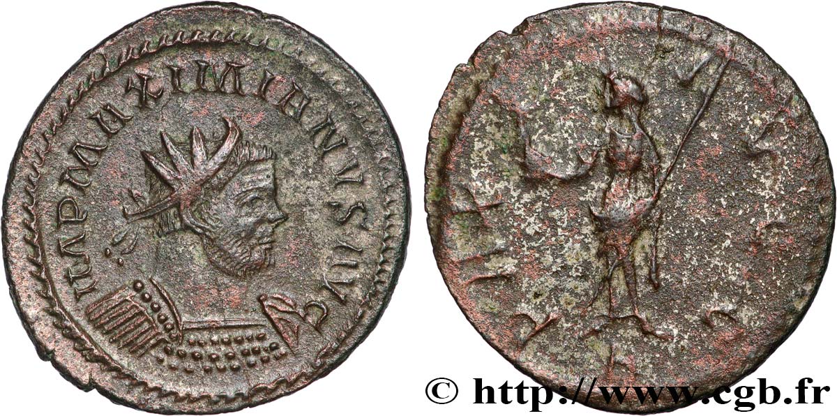 MAXIMIANUS HERCULIUS Aurelianus AU/VF